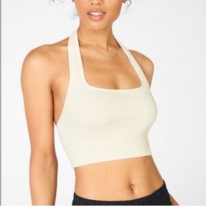 Fabletics Piper Seamless Ribbed Halter Bralette